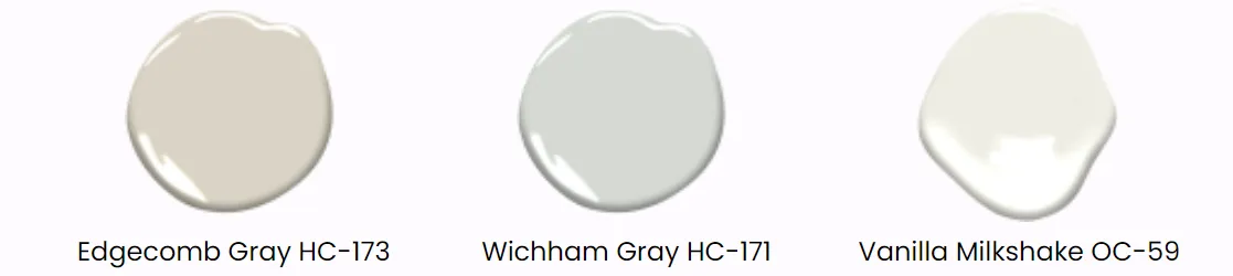 Three paint shades ideal for south-facing rooms.